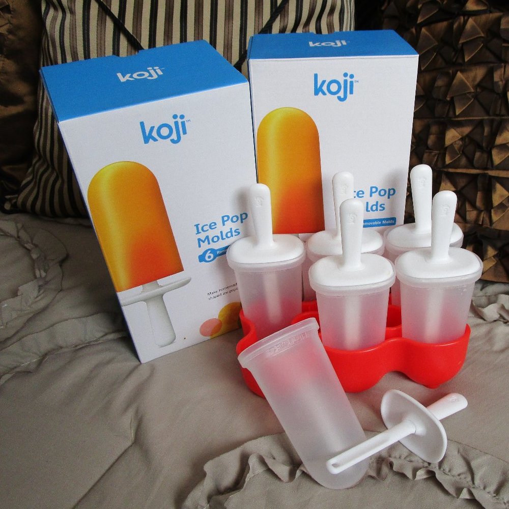 one dozen ice pop molds